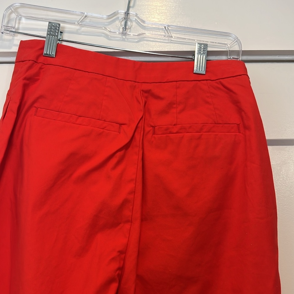 Anthropologie Red Wide Leg Pants - Picture 9 of 11